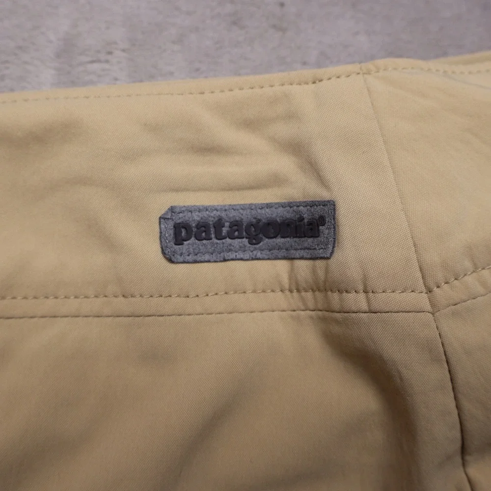 Patagonia Skirt Womens 12 Beige Continental Long Lightweight Maxi Back Slit